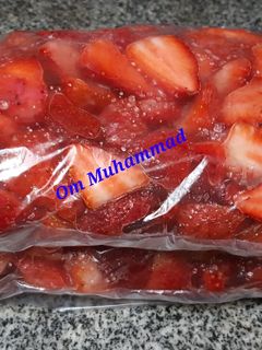 صورة لوصفة طريقة تخزين الفراولة 🍓🍓