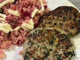 🍔Hamburguesas de Cerdo, Espinaca y Queso🍔