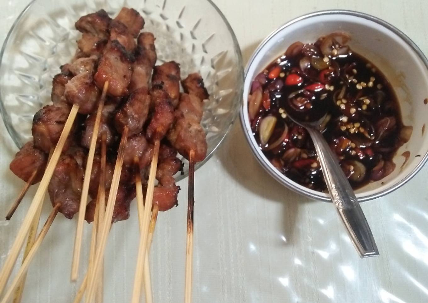 Sate daging sapi tulungagung super empuk dan sambal kecap