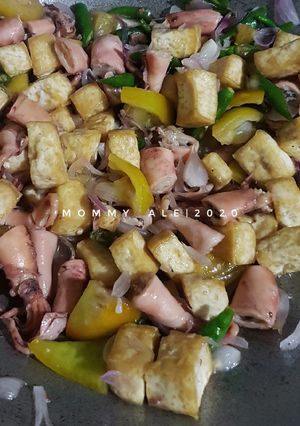 Foto resep (bukan) Tumis Cumi Cabe Ijo Biasa