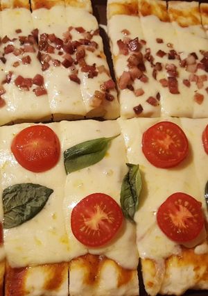 Una foto de Pizza de levadura para todos los gustos!