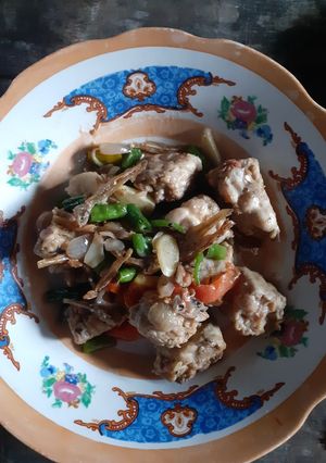 Foto resep Oseng Tempe Teri Lombok Ijo