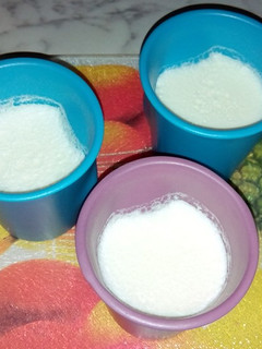 Una foto de Cuajada con leche de cabra