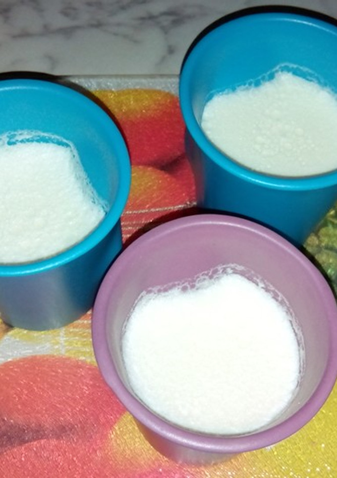 Una foto de Cuajada con leche de cabra