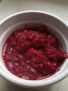 Málnás-lilahagymás cékla chutney recept fotója