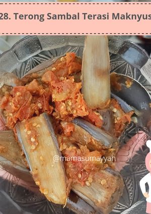 Foto resep 28. Terong sambal terasi maknyus