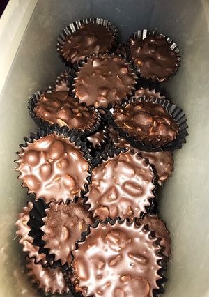 Foto resep Kue kering Coklat Kacang tanpa oven /kukusan.. cukup dibekukan dalam kulkas