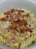Ham & Mushroom Pasta in Béchamel Sauce