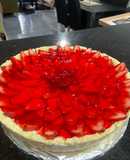 Tarta súper fácil de gelatina y frutillas 🥧🍓(medidas en cucharadas 😉)