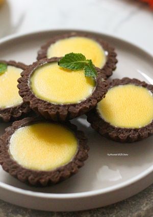 Foto resep Banana Chocolate Pudding Pie