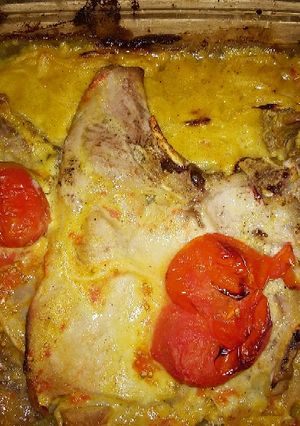 Une photo de Côtes de porc à la moutarde et au miel