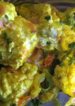 A picture of Paneer lazania.
