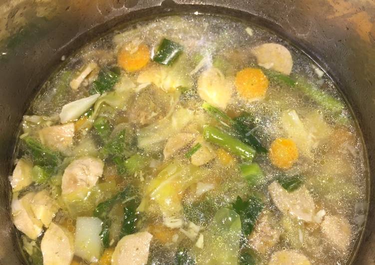 Cara Gampang Menyiapkan Sayur sop daging &amp; bakso Anti Gagal