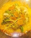 Mì giòn xào rau củ