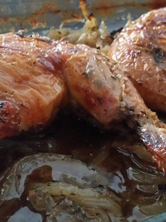 Una foto de Pollo al horno