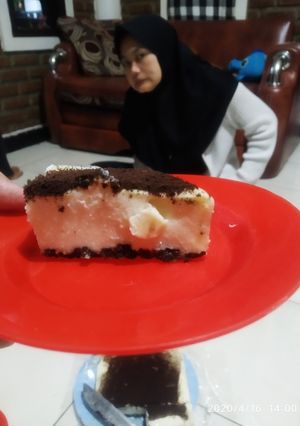 Foto resep Cheesecake oreo mudah