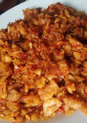 Foto resep Tuna Suwir Pedas (Masak Kering)