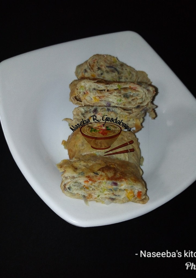 A picture of Fried egg roll.