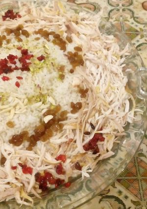 عکسی از دستور مرصع پلو