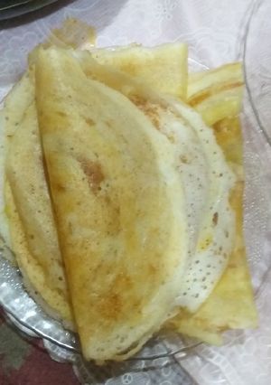 A picture of Rava crispy dosa.