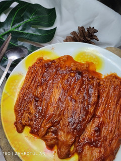 Foto resep Jamur Enoki Pedas