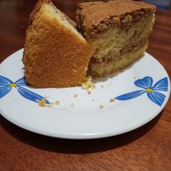 A picture of Lemon Marble Cake.