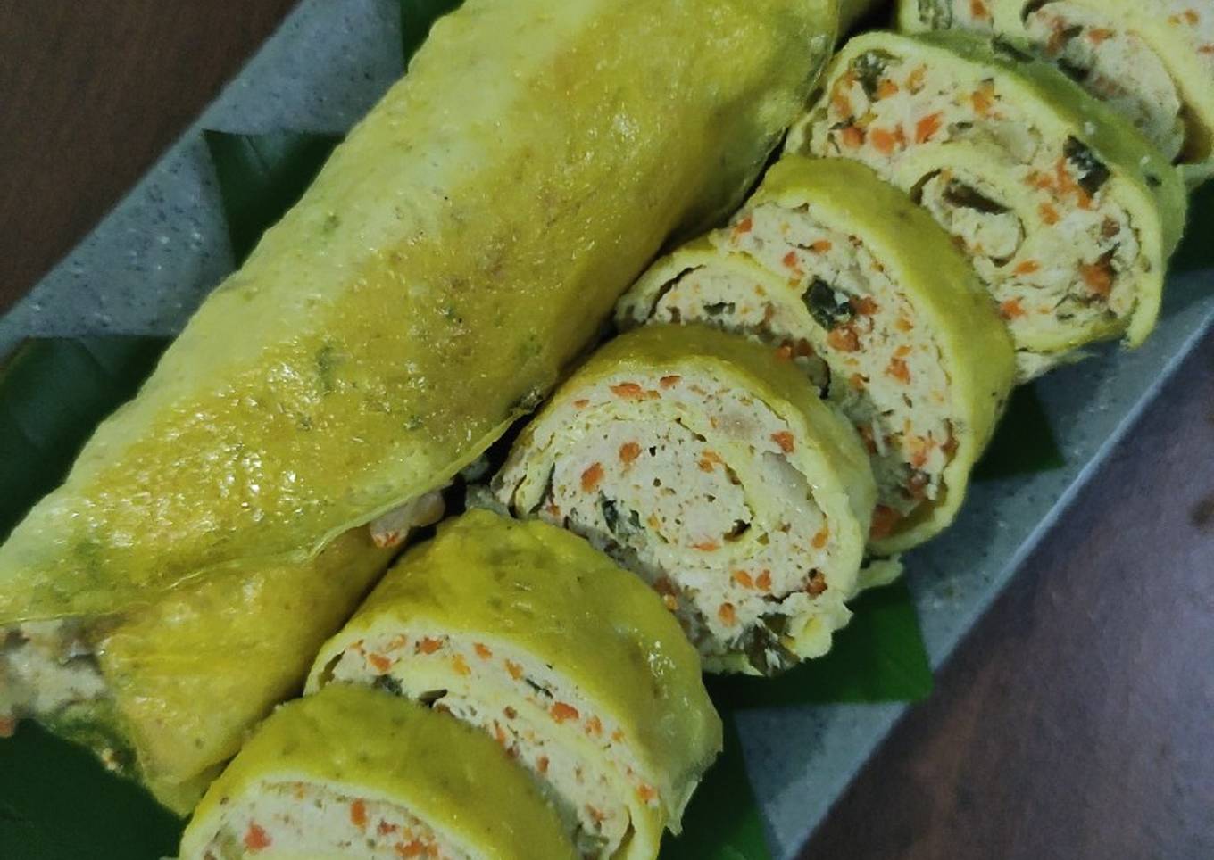 Rolade Ayam tahu untuk MPASI 1 thn+