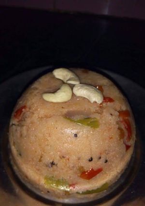A picture of Vegetables rava upma.