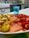 Potatoes and Smoked Salmon 🥔🍣