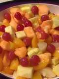 Ensalada de frutas tropicales