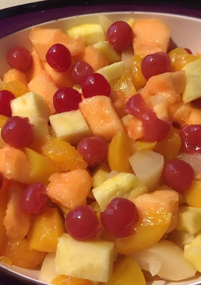 Una foto de Ensalada de frutas tropicales