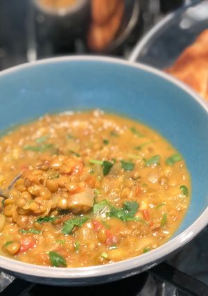 Hình của món Cà ri đậu lăng (curry lentils).