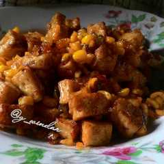 Oseng tahu jagung sambal terasi রেসিপির প্রধান ছবি