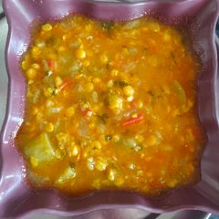 A picture of Chickpeas split and gourd gravy (ghiya daal ki sabji).
