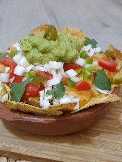 Una foto de Nachos 🇲🇽 con chili picantón 🌶