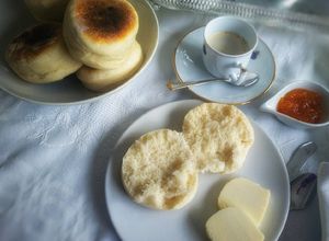 Foto principal de Muffins ingleses (panecillos sin horno)