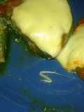 Zapallitos rellenos con cebada perlada y carne vegetal