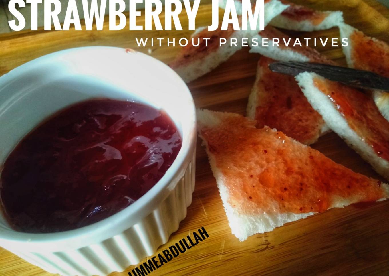 Strawberry jam without preservatives