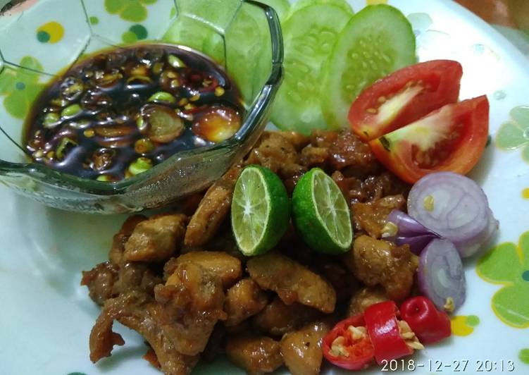 Sate ayam tanpa tusuk mudah pake teflon