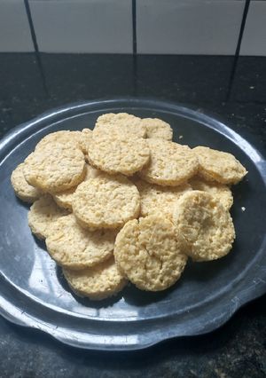 Una foto de Galletitas de limón harina de garbanzos y almidón de maíz
