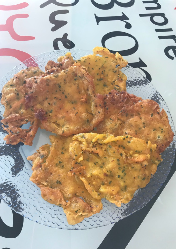 Una foto de Tortillas de camarones