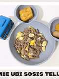 12. Mie Ubi Sosis Telur