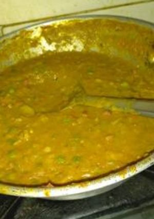 A picture of Jain pav bhaji.