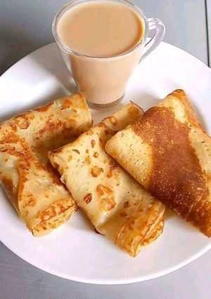A picture of Home made pancake.