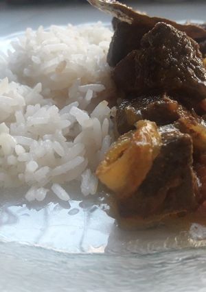 Una foto de Hígado encebollado
