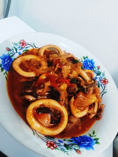 Foto resep Cumi Saus Padang