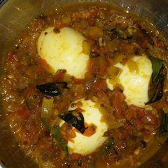 A picture of Egg pulsu (egg gravy).