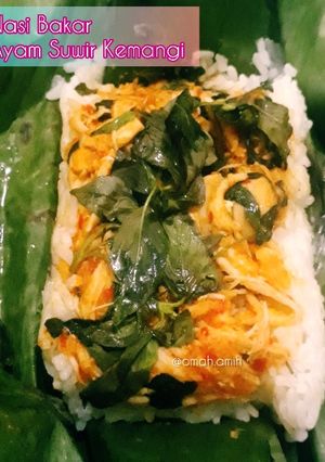 Foto resep 42. Nasi Bakar Ayam Suwir Kemangi