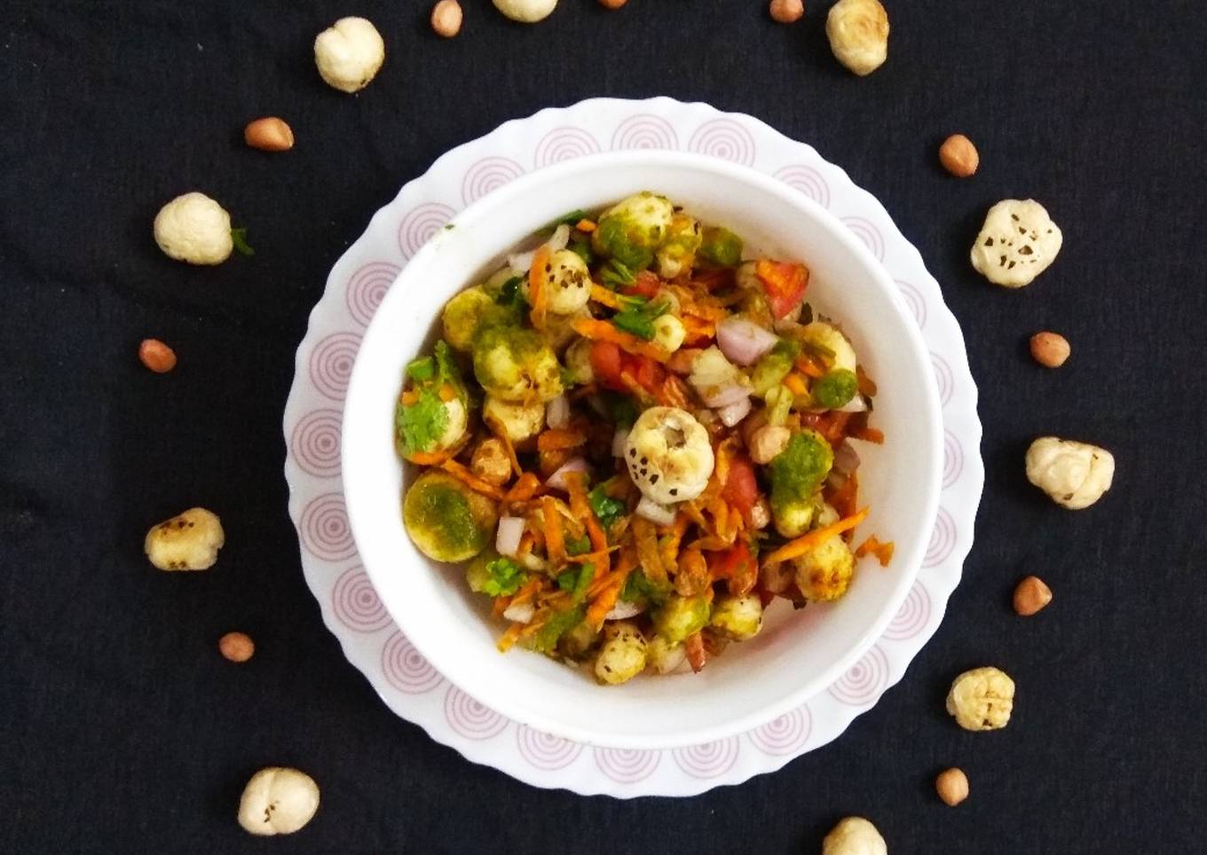 Makhana Peanut Bhel