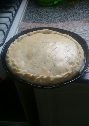 Una foto de Tarta de atún exquisita